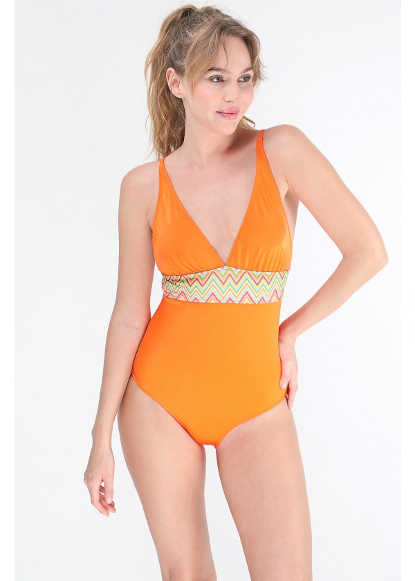 Zigzag Detaylı Mayo