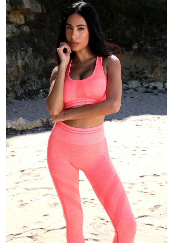 Yüksek Bel Dikişsiz Toparlayıcı Spor Tayt 