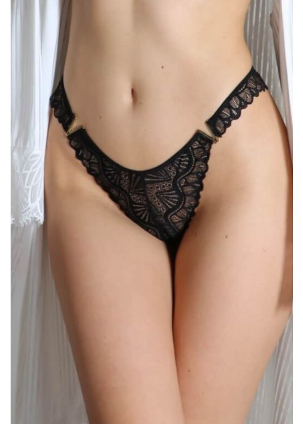 Siyah Dantel Külot 